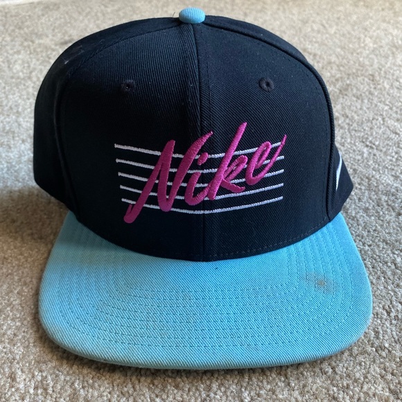 Nike Other - vintage nike snapback hat 9fifty miami heat city streetwear retro sports soccer